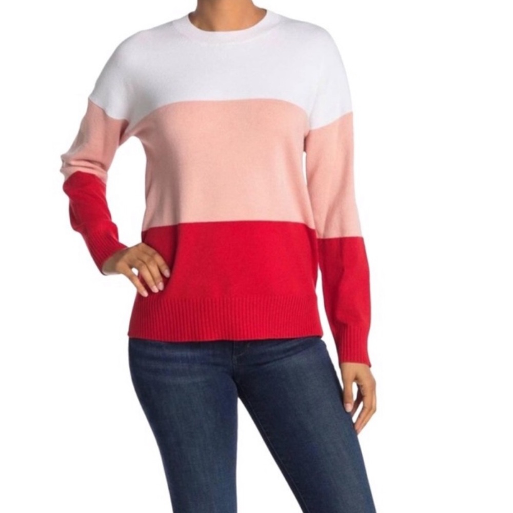 NWT French Connection Color Block Pullover Sweater